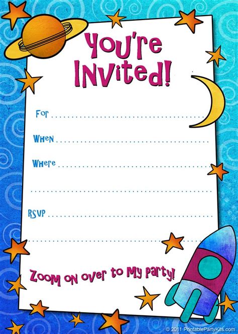 9 Best Images of Free Boy Printable Invitation Cards - Boys Birthday Party Invitations Free ...