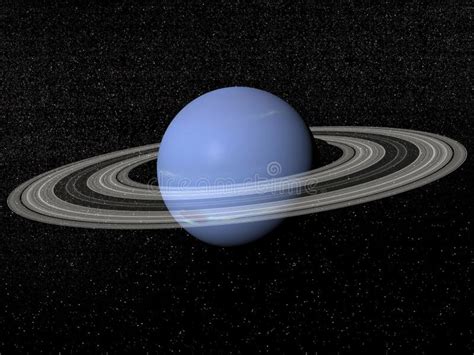 Neptune And Rings - 3D Render Stock Illustration - Image: 40123477