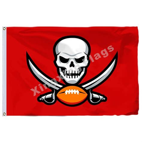 Tampa Bay Buccaneers Flag 3ft X 5ft Polyester NFL1 Banner Flying Size ...