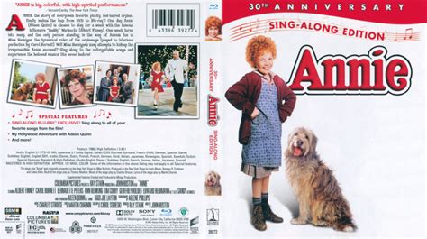 Annie Blu-Ray DVD Cover (1982)