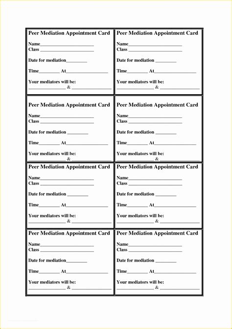 37 Appointment Reminder Cards Template Free | Heritagechristiancollege