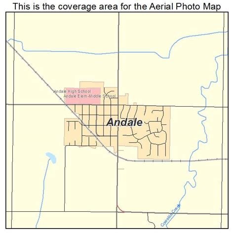 Aerial Photography Map of Andale, KS Kansas