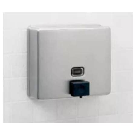 Bobrick B4112 Satin Stainless Steel Surface Mounted Soap Dispenser ...