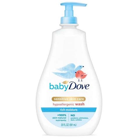 Baby Dove Sensitive Skin Care Baby Wash Rich Moisture, 20oz – Baby ...