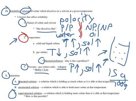 11.3b - Solubility Factors | Science, Chemistry, Solutions | ShowMe