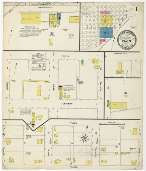 Hamlin 1908 Sheet 1 - The Portal to Texas History