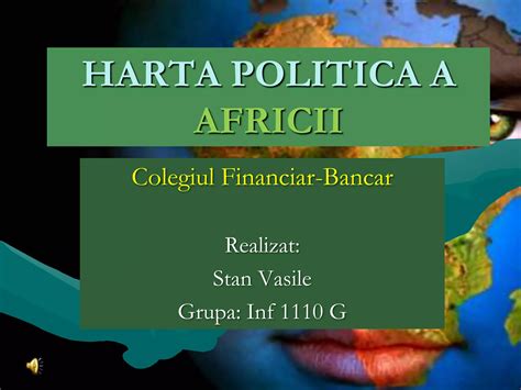 Harta politica a africii | PPT