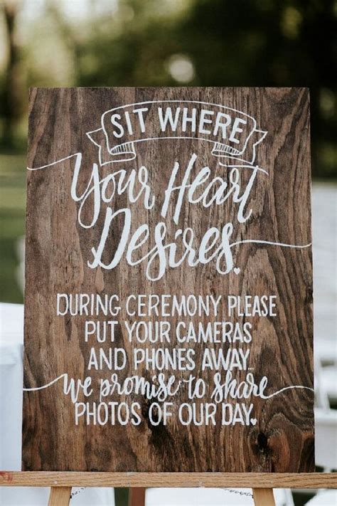 15 Unplugged Wedding Signs for Your Big Day