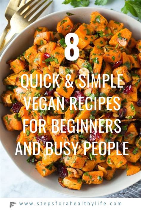 QUICK & SIMPLE VEGAN RECIPES FOR BEGINNERS AND BUSY PEOPLE 🥗🥙 | Vegetarian recipes for beginners ...