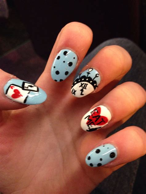 Pin by Mee Mee Syphanh on Beauty | Alice in wonderland nails, Nails ...