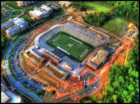 UNCC Football Stadium - aerial view | UNC Charlotte 49'ers F… | Flickr