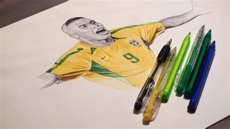 Ronaldo (R9) Pen Drawing on Behance