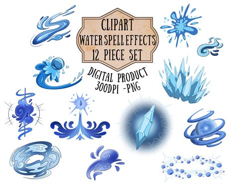 Water Fantasy Art, Magic Clipart, Magic Spell, Water PNG, Fantasy ...