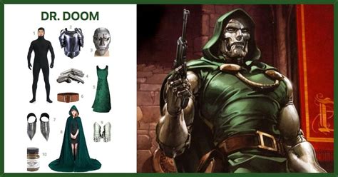 DOCTOR DOOM Armor Template Dr Doom Armor Pepakura Victor Von Doom ...