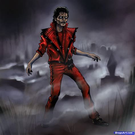 How To Draw Michael Jackson Thriller