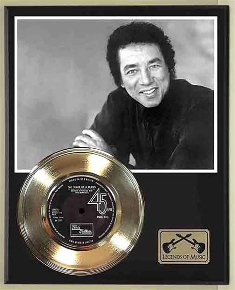 Smokey Robinson - The Tears Of A Clown Gold 45 Record Ltd Edition Display Award Quality - Gold ...