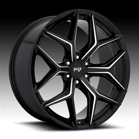 Niche Vice SUV M232 Gloss Black Milled Custom Wheels Rims - M232 / Vice SUV - Niche Road Wheels ...