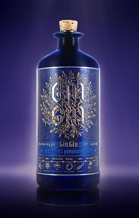 #cocktails in 2020 | Bottle label design, Bottle design, Gin