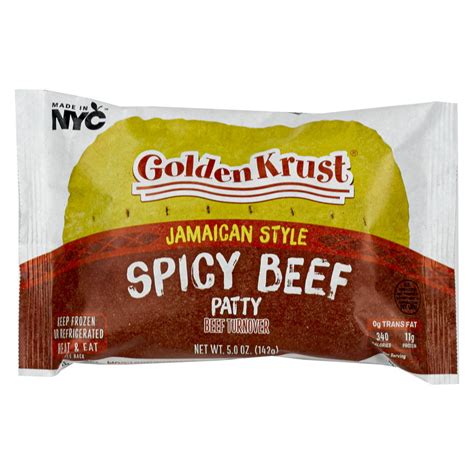 Golden Krust Spicy Beef Jamaican Frozen Appetizer Patties, 1 ct. 5oz - Walmart.com - Walmart.com