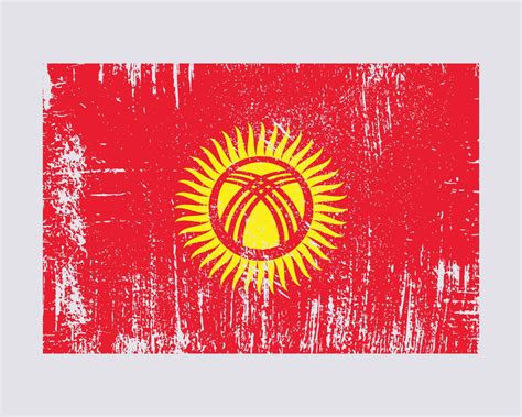 Kyrgyzstan flag vector 10831965 Vector Art at Vecteezy