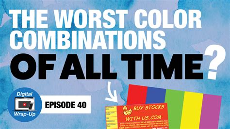 The Worst Color Combinations of All Time?