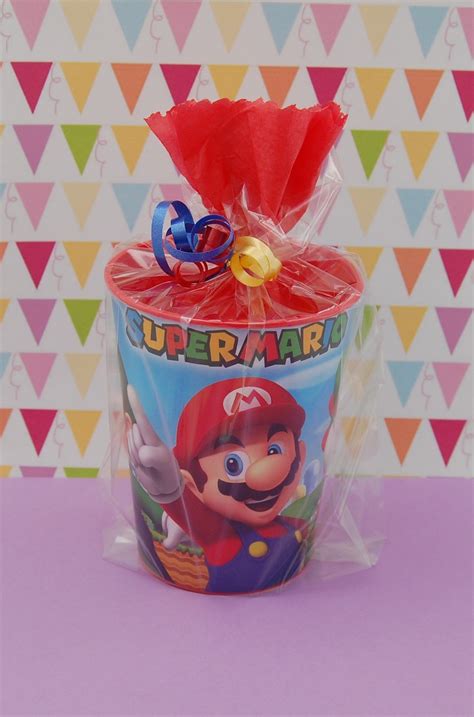 Super Mario Party Favors | Mario birthday party, Super mario party ...