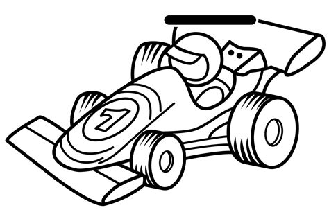 Race Car Drawing - ClipArt Best