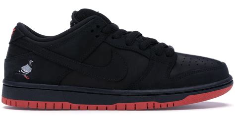 Nike Sb Dunk Low Black Pigeon for Men - Lyst