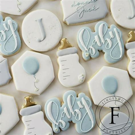 Baby Boy Cookies, Blue Cookies, Baby Shower Cookies, Sugar Cookies, Baby Boy Cupcakes, Oreo ...