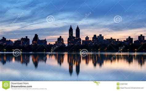 Central Park West stock photo. Image of high, water, park - 24921562