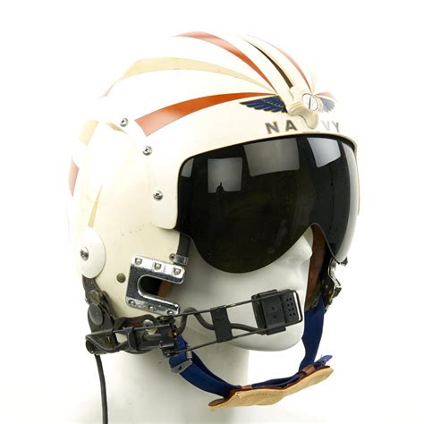 Original U.S. Vietnam War USN Pilot APH-6A Flight Helmet – International Military Antiques