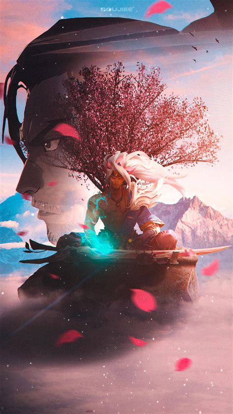 Spirit Blossom Yasuo Wallpaper by Boujiee on DeviantArt