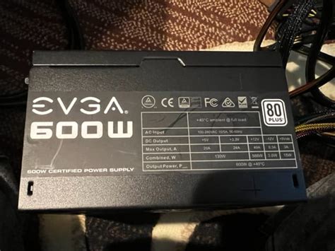 EVGA 600 WATT POWER SUPPLY 80 PLUS RATED NON MODULAR ATX | Jawa