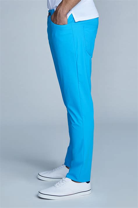 Aqua Blue Men's Casual Pants - State of Matter Apparel