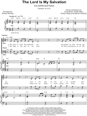 "The Lord Is My Salvation" Sheet Music - 1 Arrangement Available ...