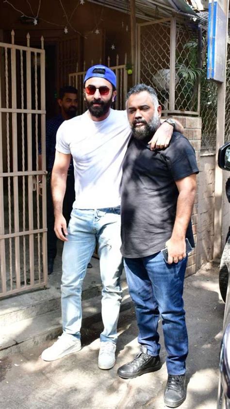 Ranbir Kapoor with Luv Ranjan Spotted In Bandra