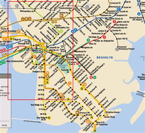 Mta Brooklyn Subway Map - Adrian Kristine