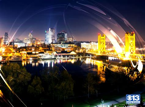 Sacramento Skyline At Night | Best Wallpaper HD