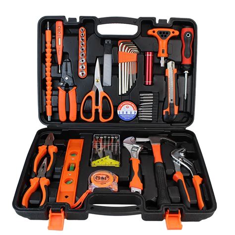 Multi function Hand Tool Set General Household Hand Tool Kit with ...