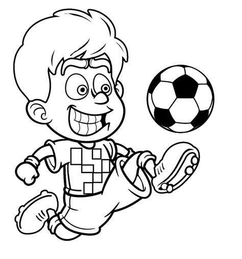 Football Coloring Pages For Kids