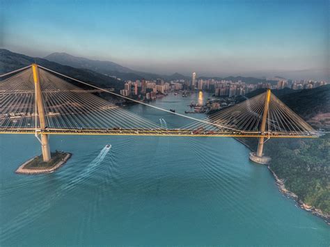 Ting Kau Bridge, Hong Kong - Drone Photography