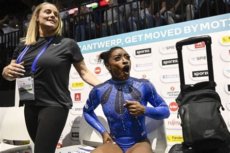 Simone Biles: A slip on the balance beam and penalties on the floor cost US superstar another ...