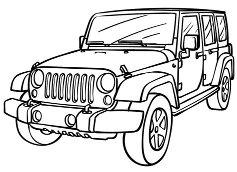 Jeep coloring pages - ColoringLib