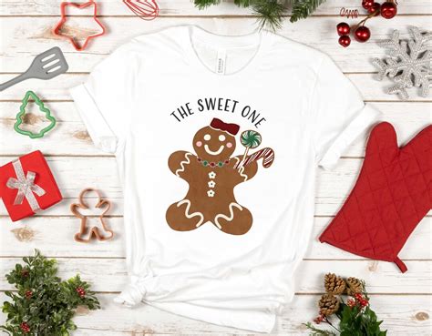 Sweet Funny Christmas Gingerbread Cookie Shirt Festive - Etsy