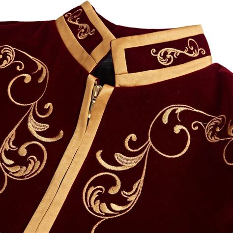 The "Imperial" Velvet Mandarin Collar Jacket - Multiple Colors – William // David Mode Steampunk ...