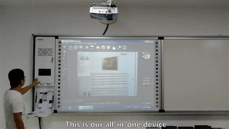 Classroom Wall Mount All In One Multimedia Teaching System With Pc/visualizer/controller - Buy ...