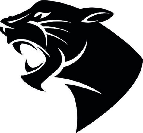 Panther Head Logo - LogoDix