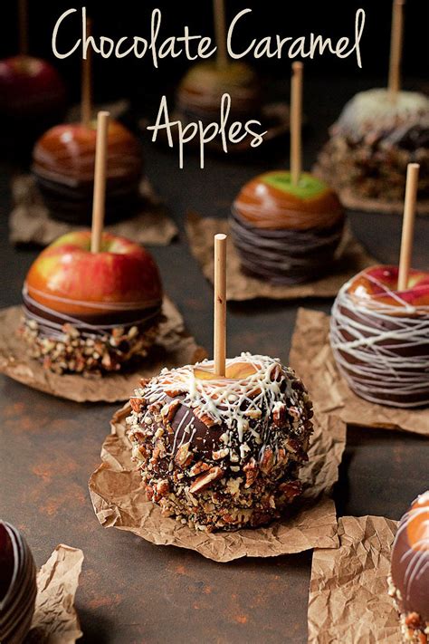 Chocolate Caramel Apples - The Bearfoot Baker