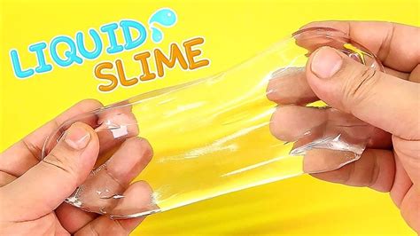 HOW TO MAKE CLEAR LIQUID SLIME | DIY Contact Lens Solution Glue Slime - ... | How to make slime ...