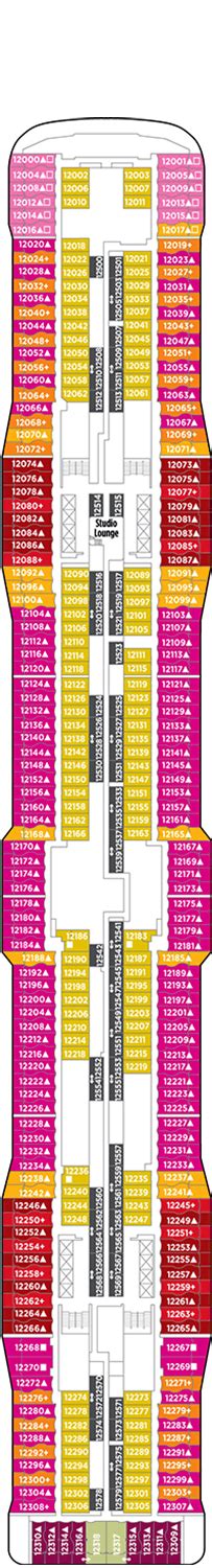 Norwegian Epic Deck plan & cabin plan